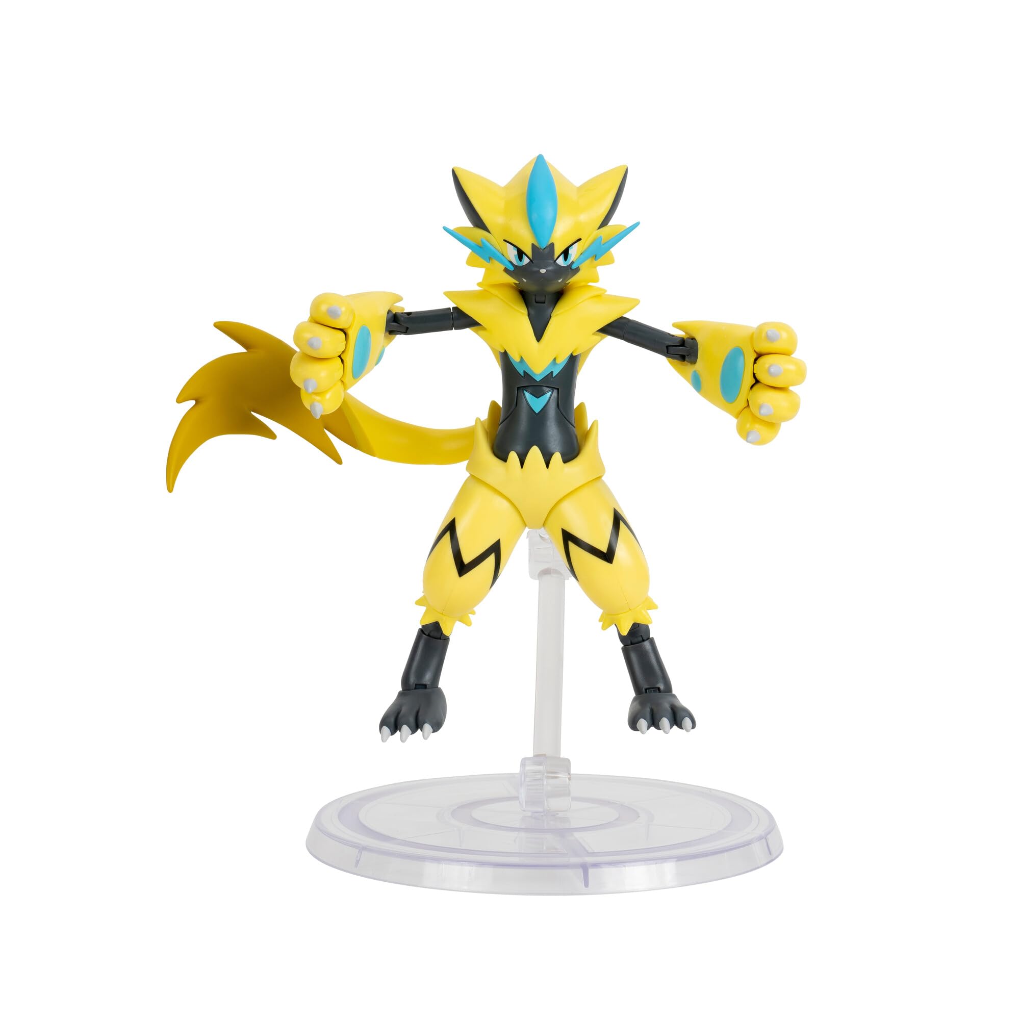 Pokémon Select Zeraora - 6-Inch Super-Articulated Action Figure with Posing Stand 7