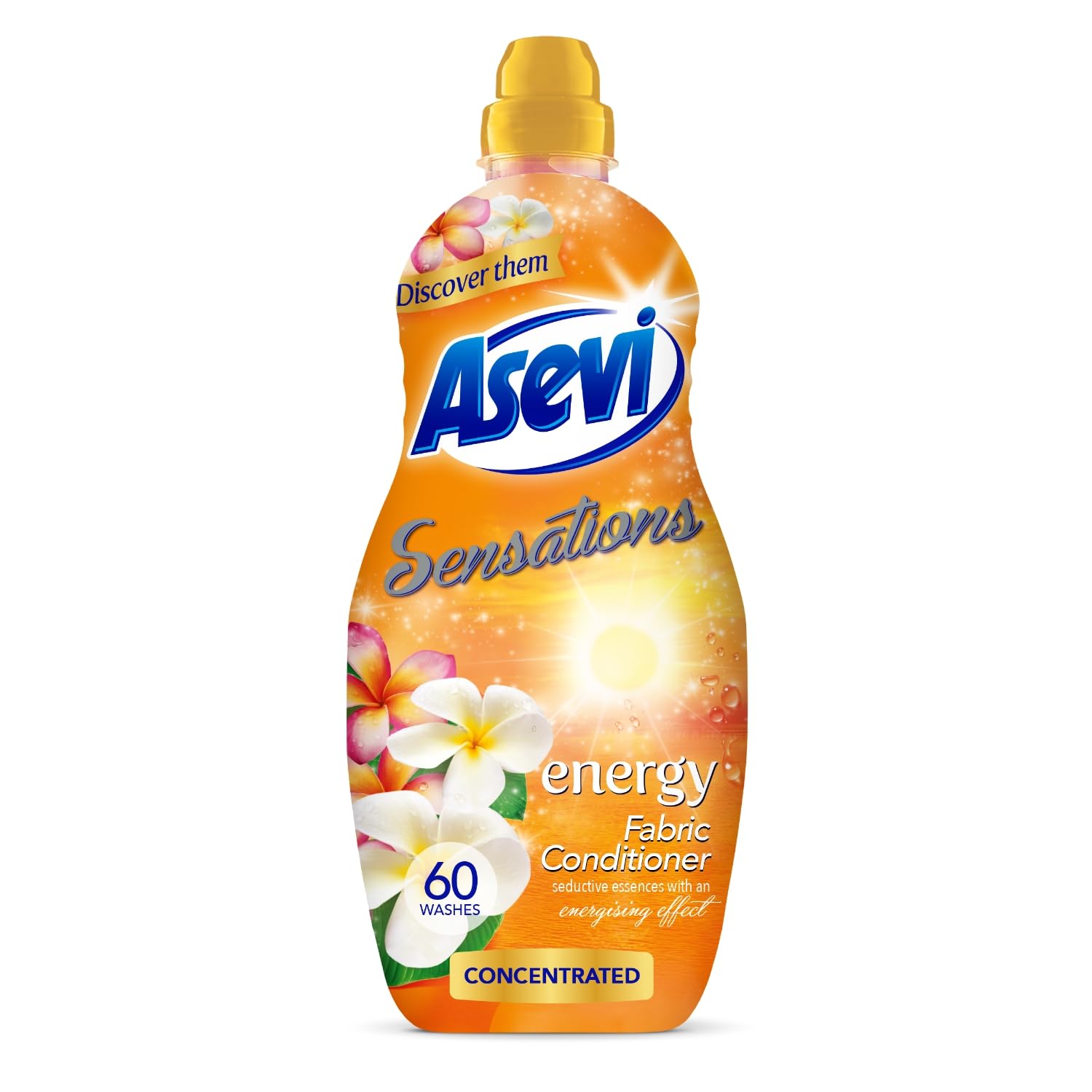 Asevi - Sensations Energy Concentrated Liquid Fabric Softener (1 L) 1