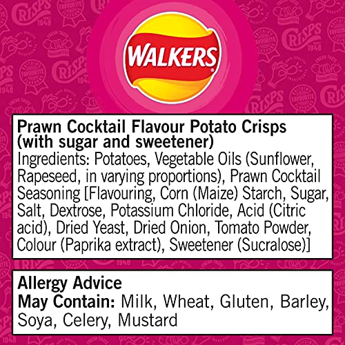 Walkers - Prawn Cocktail Crisps 32 x 32.5g Multipack