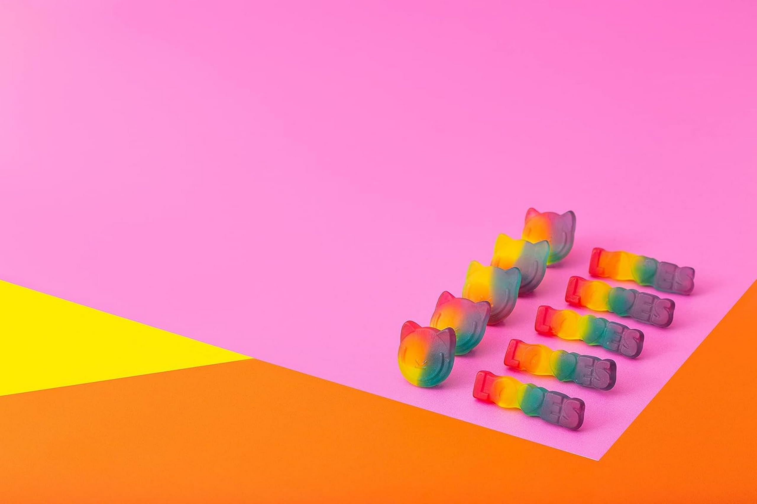 Candy Kittens LOVES Vegan Sweets – Fizzy Treats with Real Fruit Juice (140g) 3