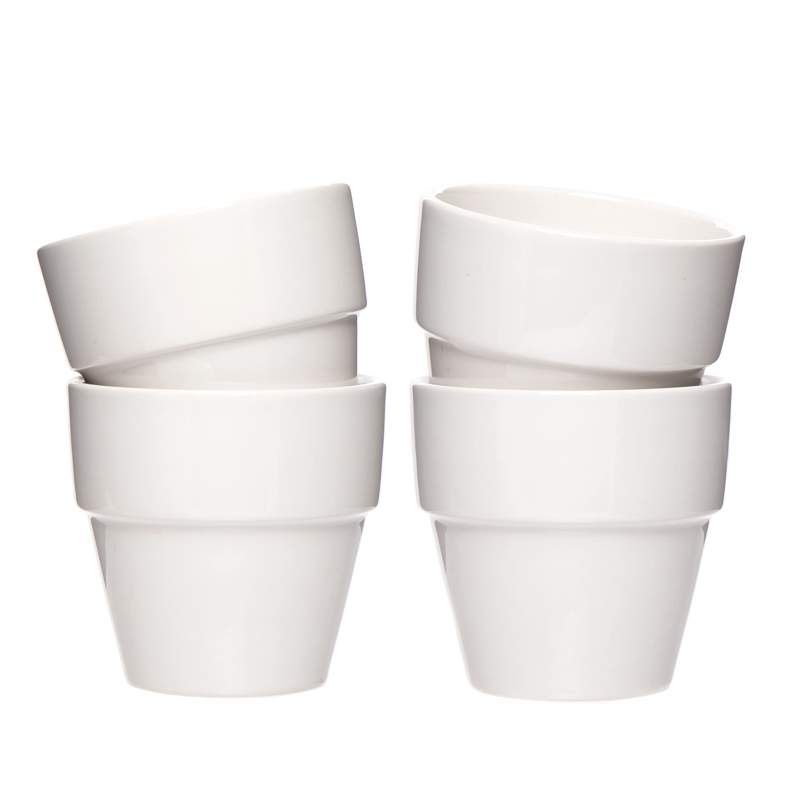 Baker Ross EK162 Mini Porcelain Flowerpots - Craft Kit for Kids (Pack of 6)
