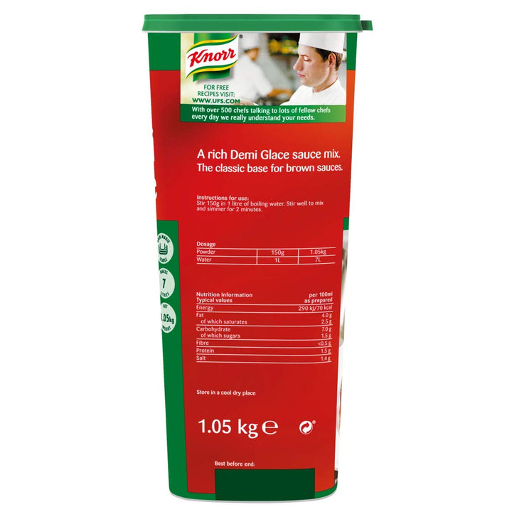 Knorr Rich Demi Glace Sauce Mix (1.05 kg) - Makes 7 Litres