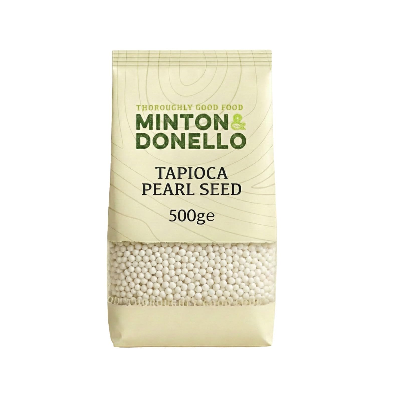 Minton & Donello Tapioca Seed Pearls - Soft, Light & Chewy | 500g Pack
