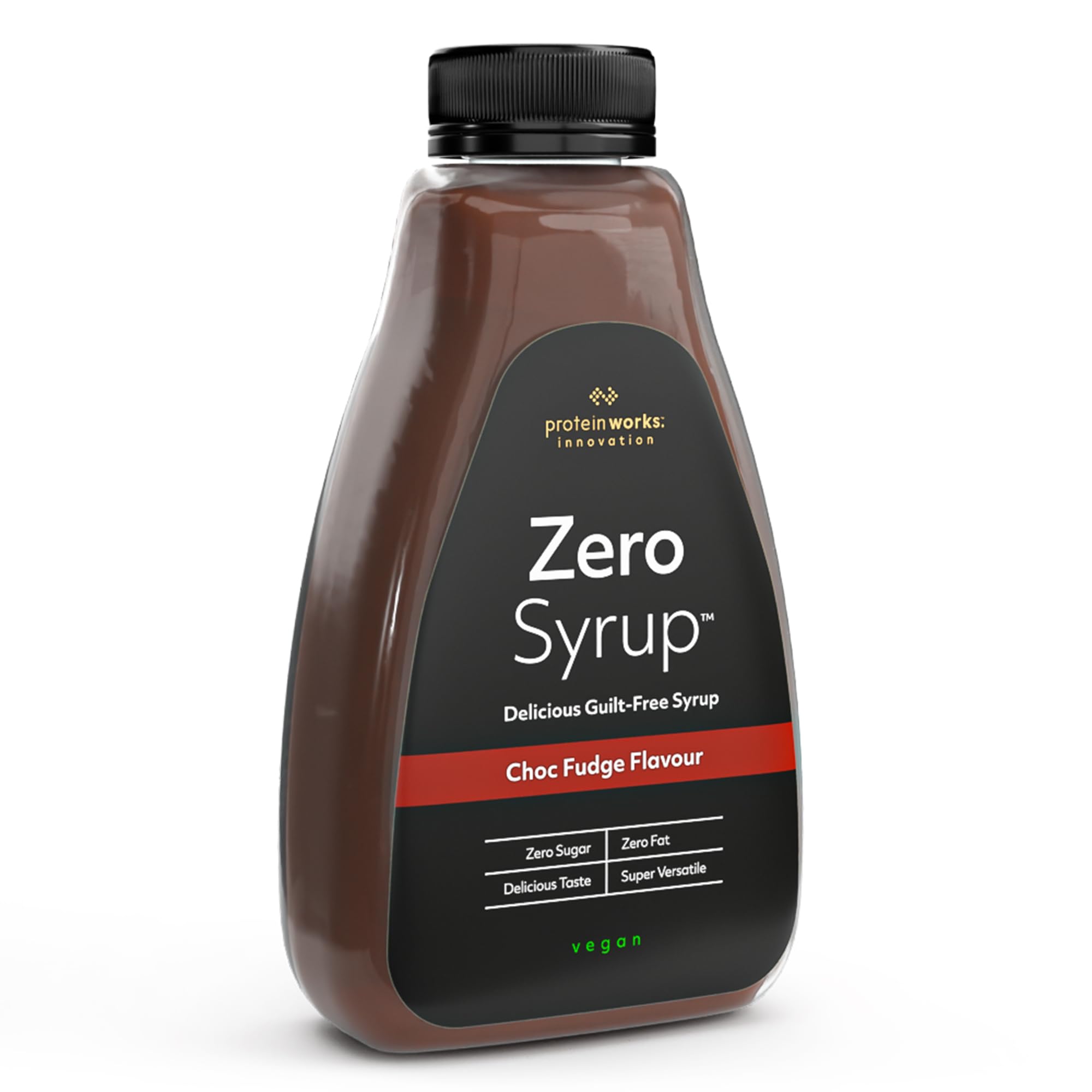 Protein Works Zero Syrup 425ml - Chocolate Fudge, Sugar-Free, Fat-Free Dessert Topping 3