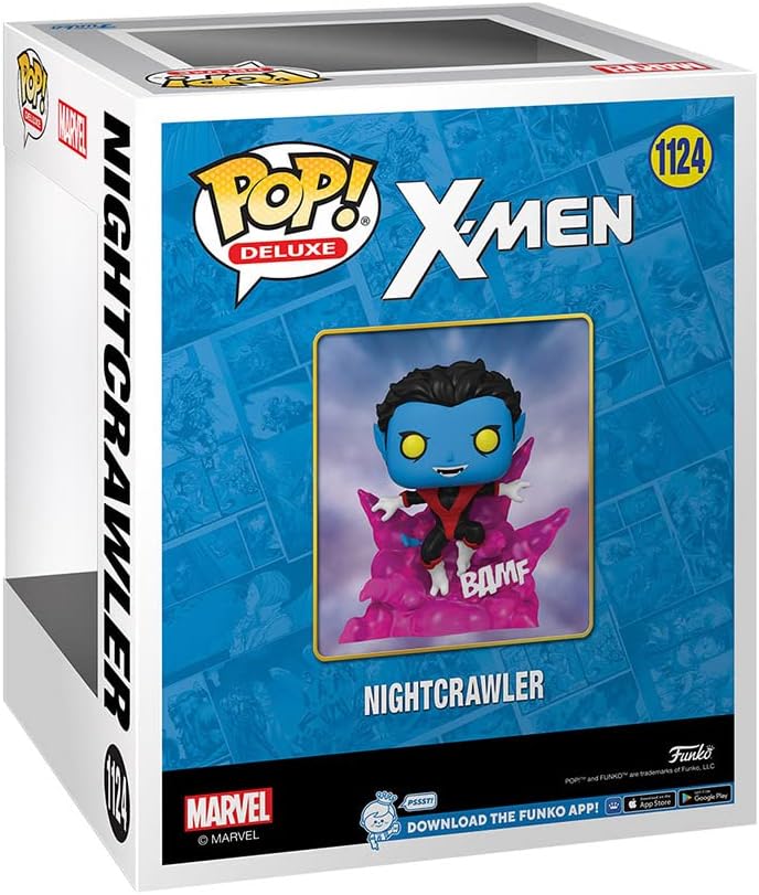 Funko Pop! Deluxe Marvel X-Men - Nightcrawler Glow in the Dark Vinyl Figure (66519) 7