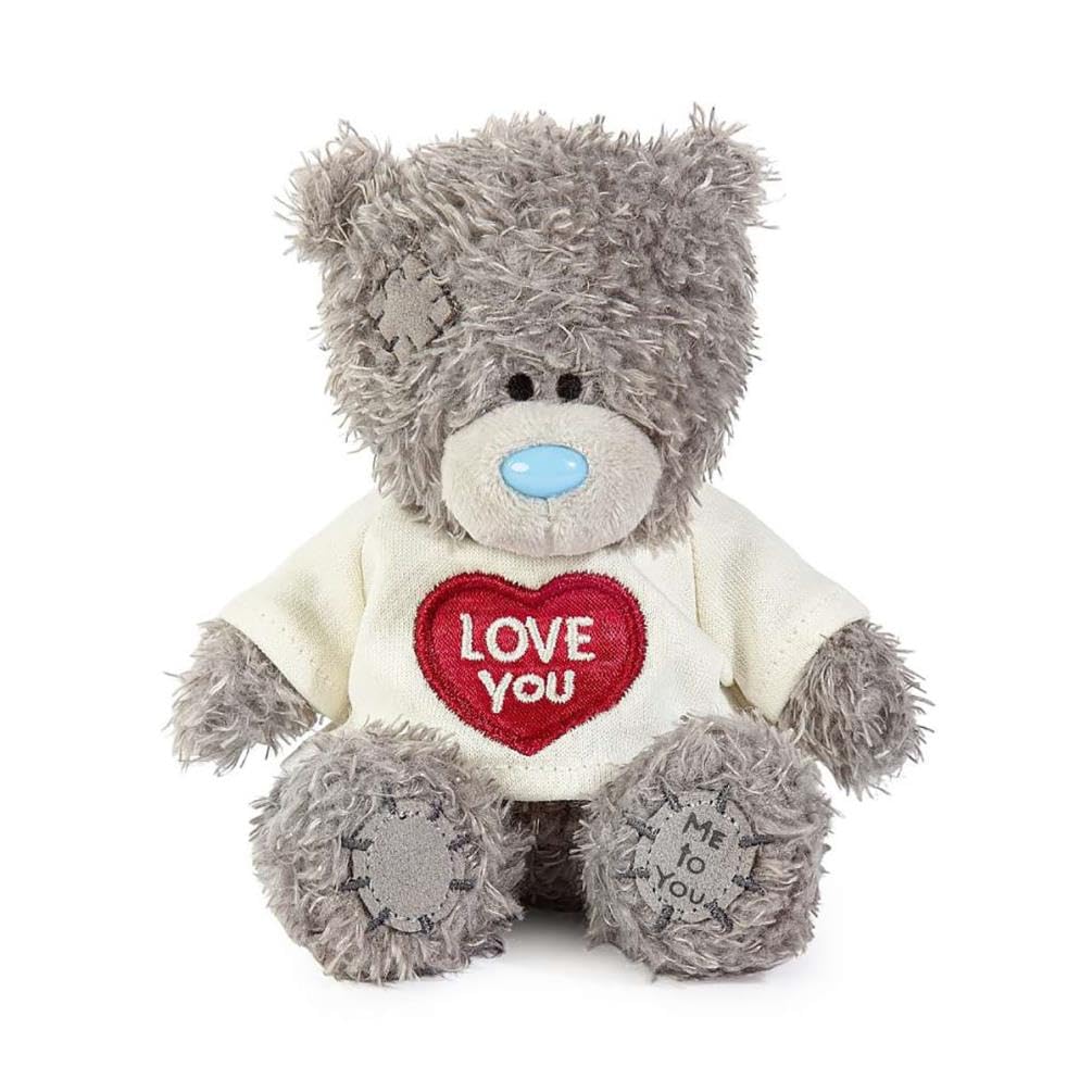 Me To You Tatty Teddy Plush Bear 10cm High with 'Love You' T-Shirt | Polyester 1