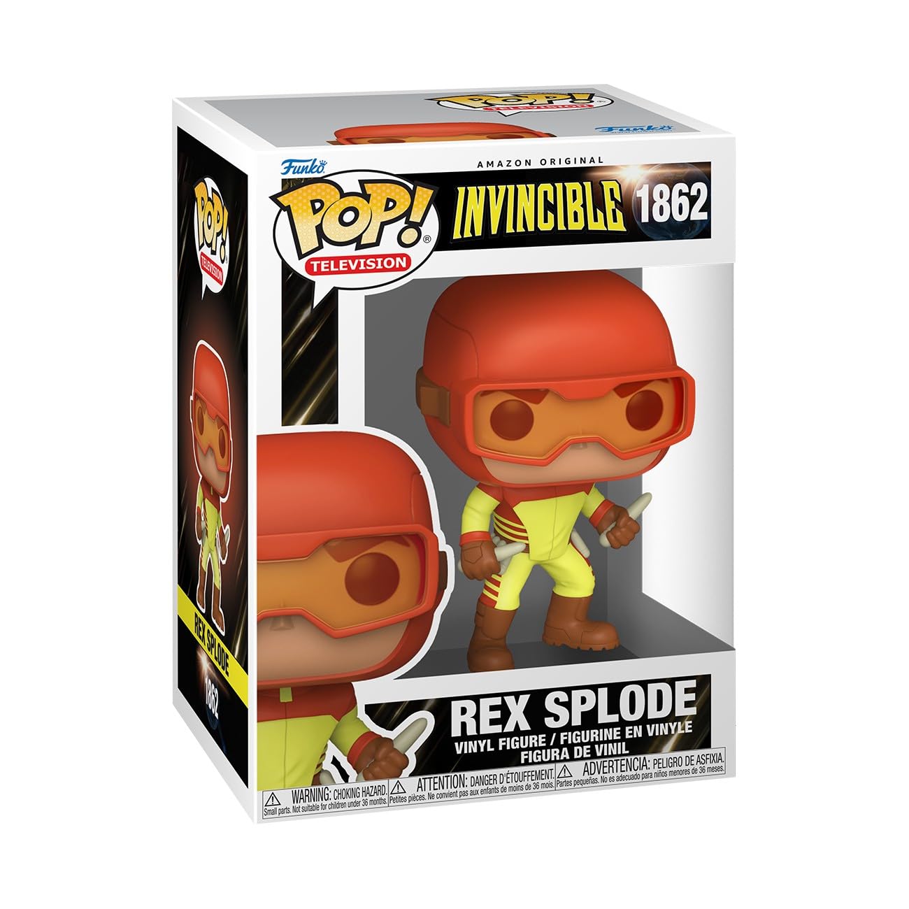 Funko POP! Animation: Invincible S2 - Rex Vinyl Figure | 3.75 in | Multicolor 1