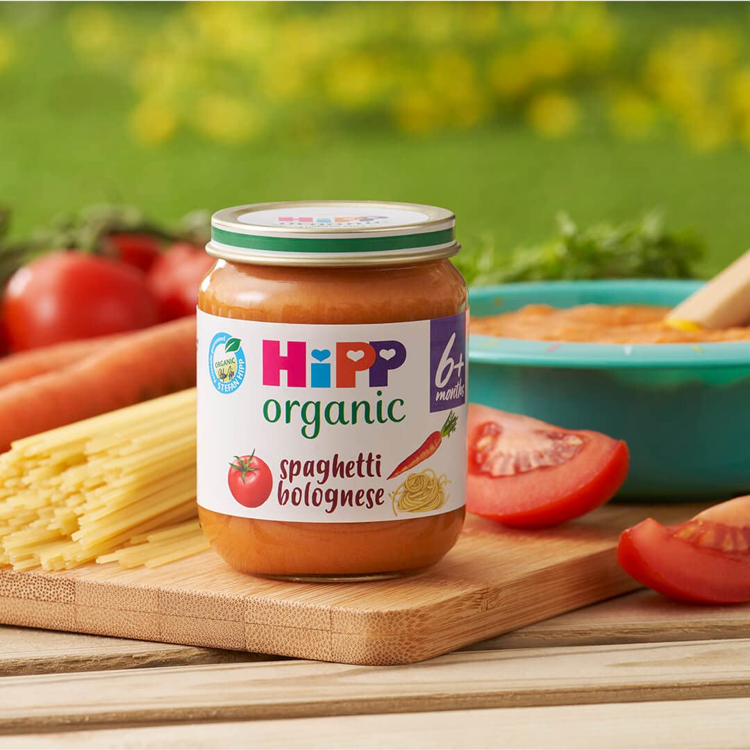 HiPP Organic Spaghetti Bolognese Baby Food Jar (6 x 125g) 4