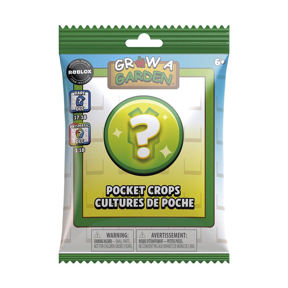 Grow A Garden Pocket Crops - Series 1 Blind Bag Buildables | Includes Roblox DLC Code