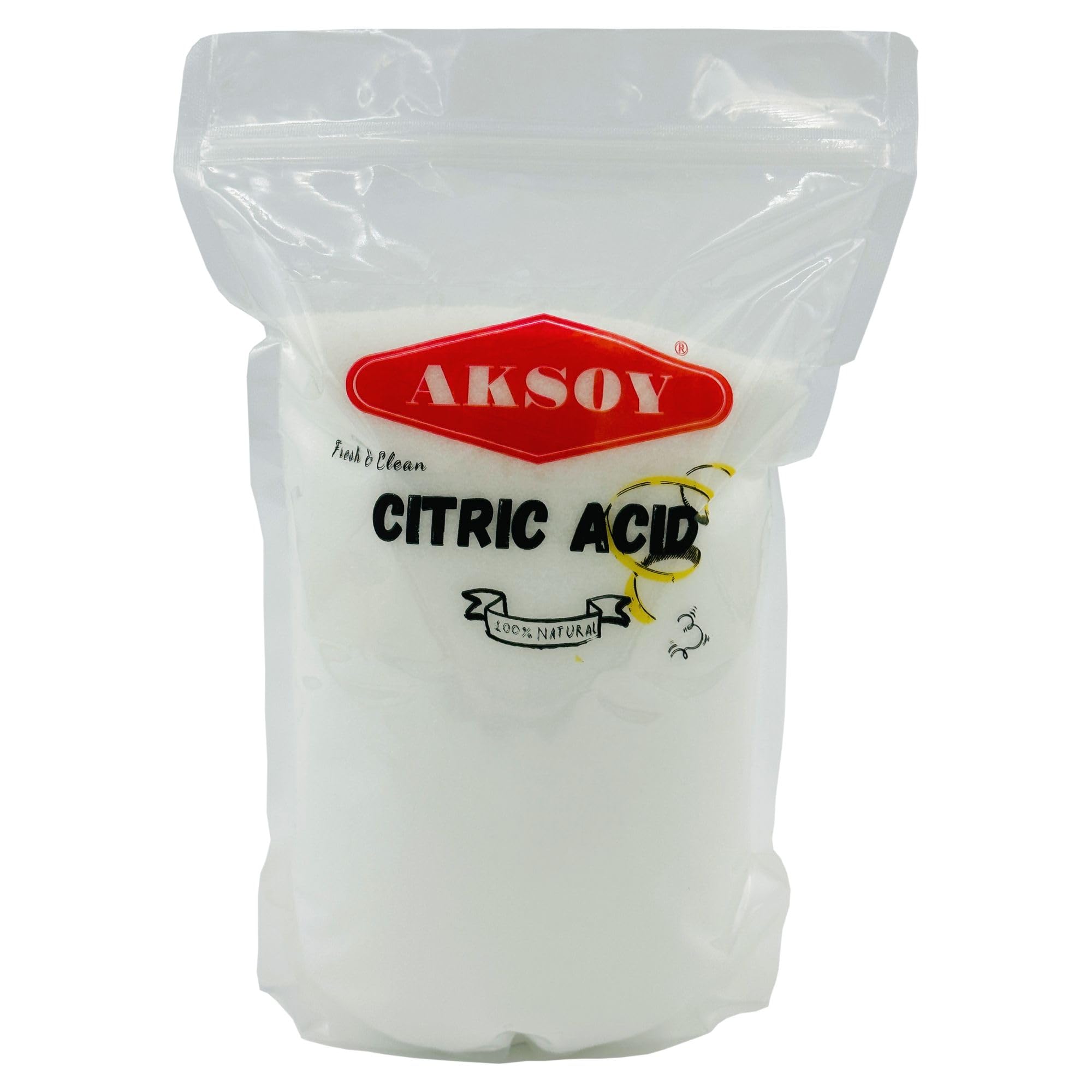 AKSOY Food Grade Citric Acid - 500g Anhydrous Granules | Non-GMO De-Scaler 1