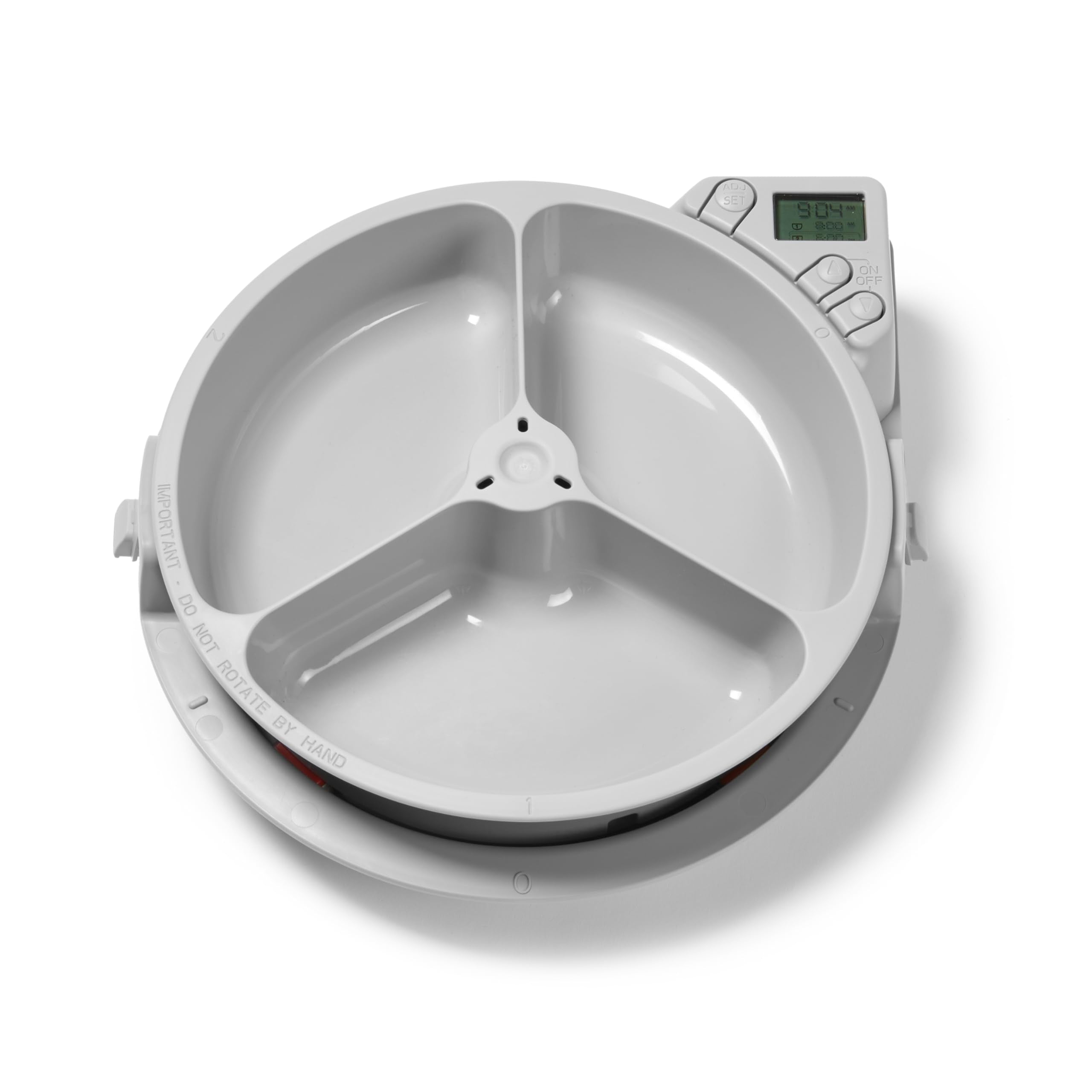 Cat Mate C300 Automatic Pet Feeder - 3 Meal Carousel for Wet/Dry Food | Digital Timer 6