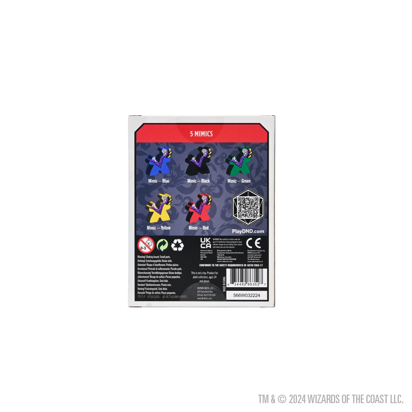 WizKids Dungeons & Dragons Gamelings: Mimic Tokens | Wooden Pieces for Board Games