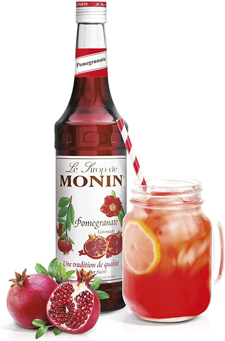 Monin Pomegranate Syrup 700ml Glass Bottle