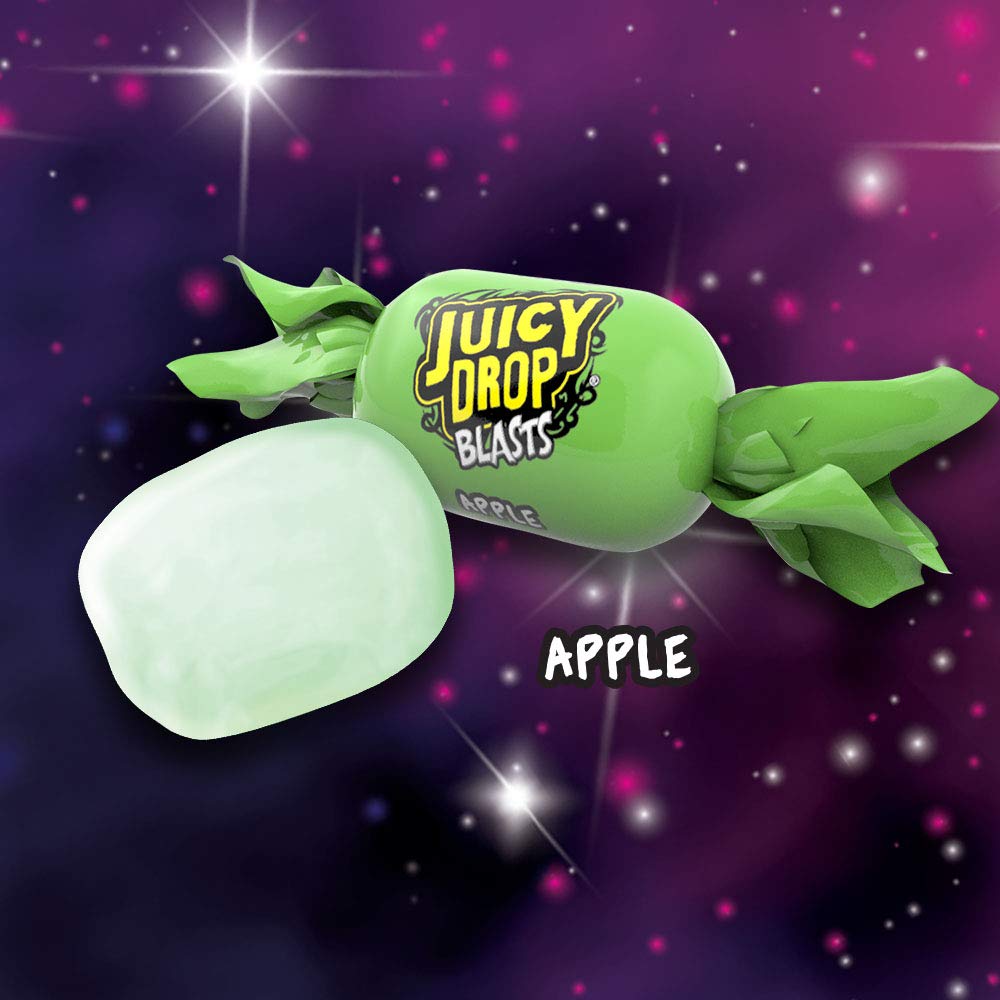 Juicy Drop Blasts Sweets 1kg - 6 Assorted Flavours (Watermelon, Strawberry, Lemon, Raspberry, Apple, Cola) 6