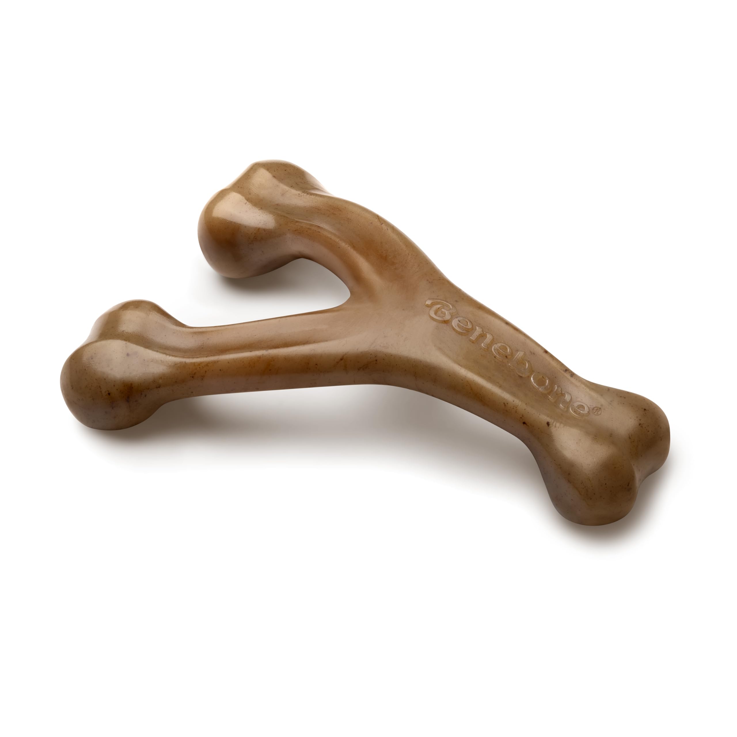 Benebone Wishbone Durable Chew Toy - Limited Edition Duck Flavor | Medium Size | Made in USA