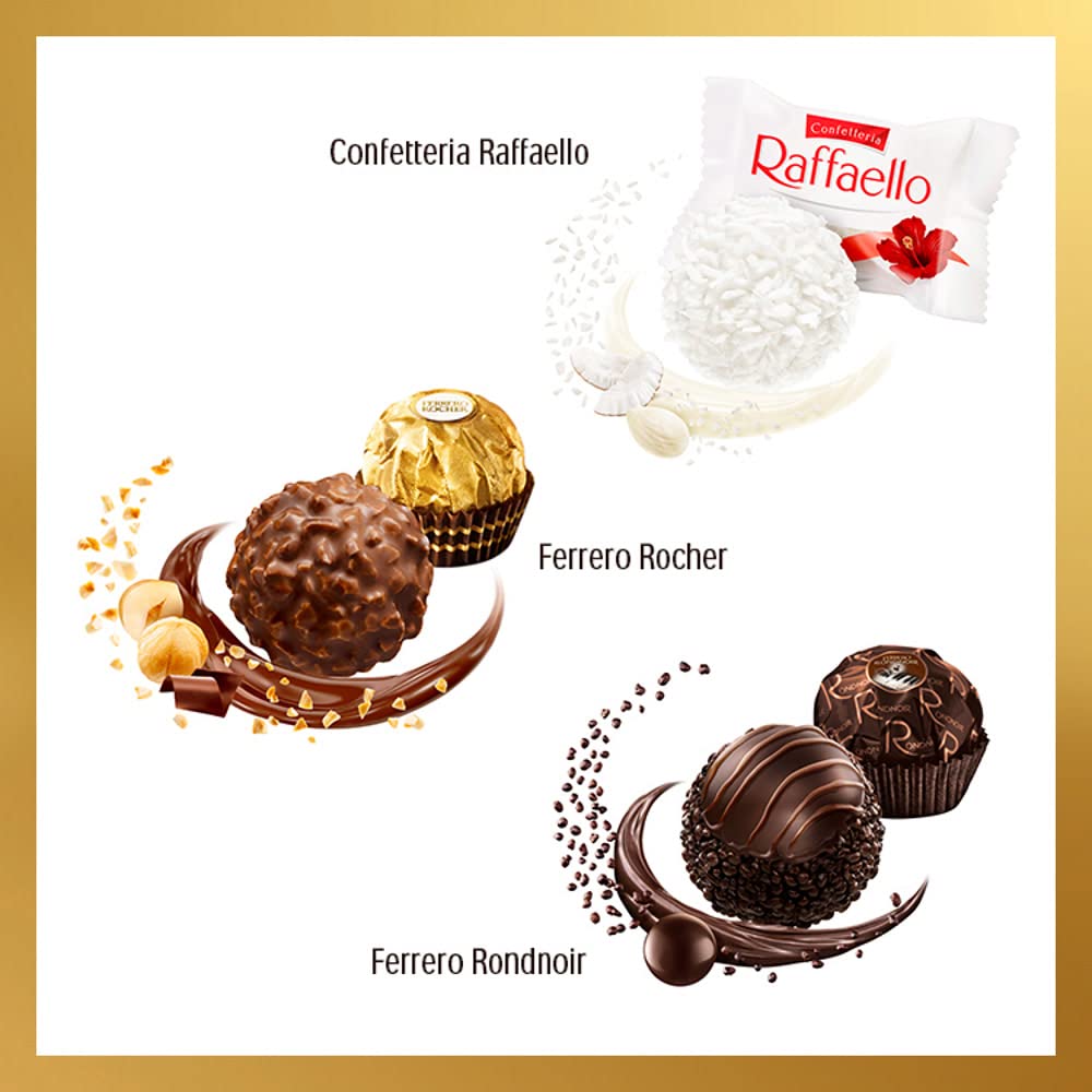 Ferrero Collection Assorted Chocolates - 32 Piece Gift Box with Rocher, Rondnoir & Raffaello 15