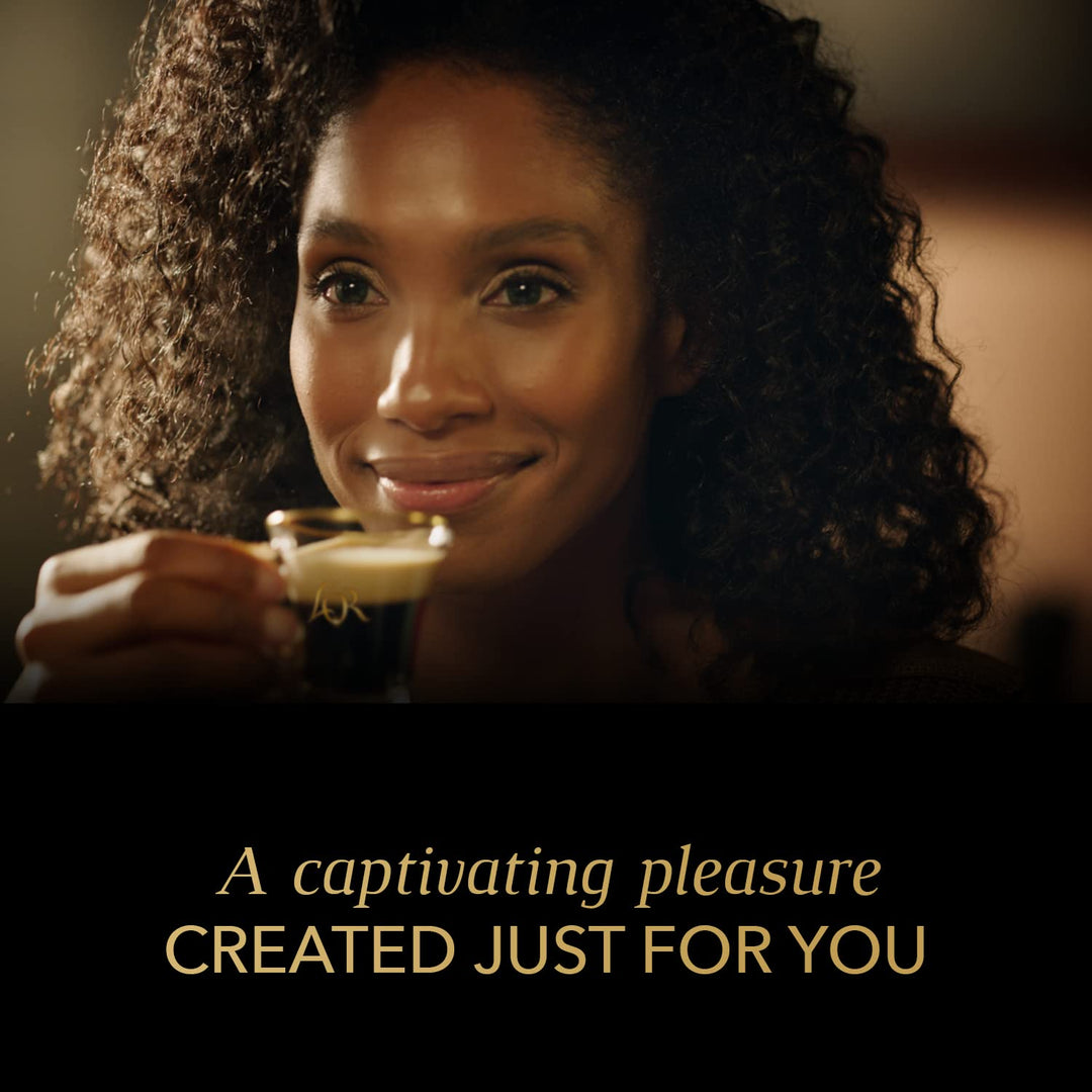 L'OR Espresso Lungo Profondo Coffee Pods x10 Intensity 8 - Compatible with Nespresso Machines