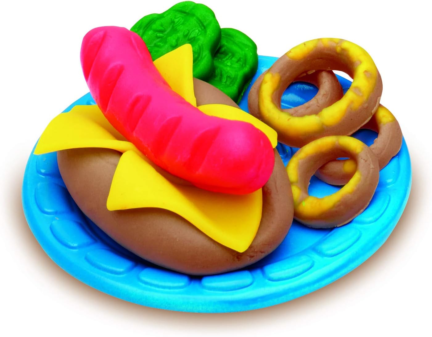 Play-Doh Burger Barbecue Set - Interactive Pretend Play Cooking Toy for Kids 3+ 5