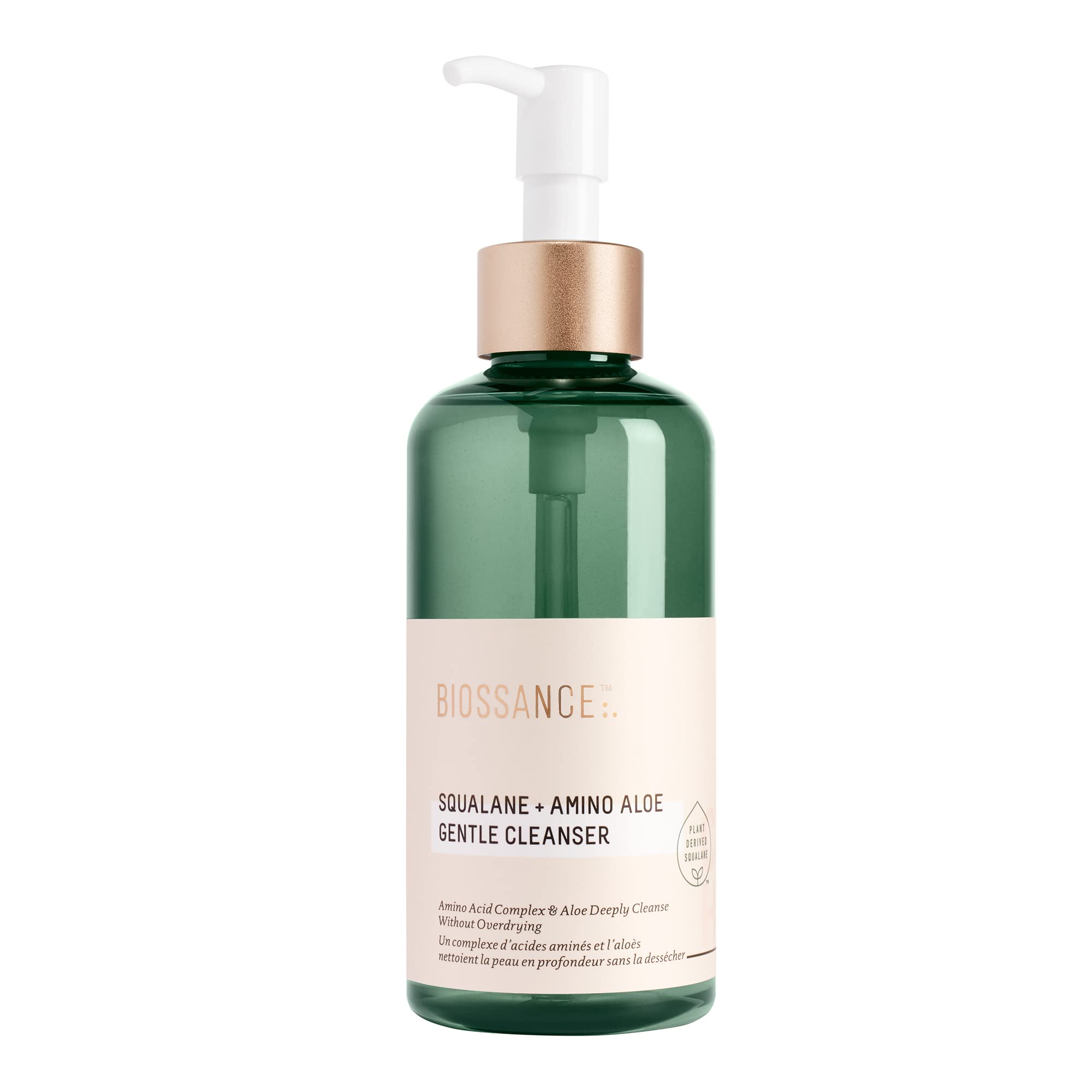 Biossance Squalane + Amino Aloe Gentle Face Wash - 200ml Foaming Cleanser for Hydration & Makeup Removal 1