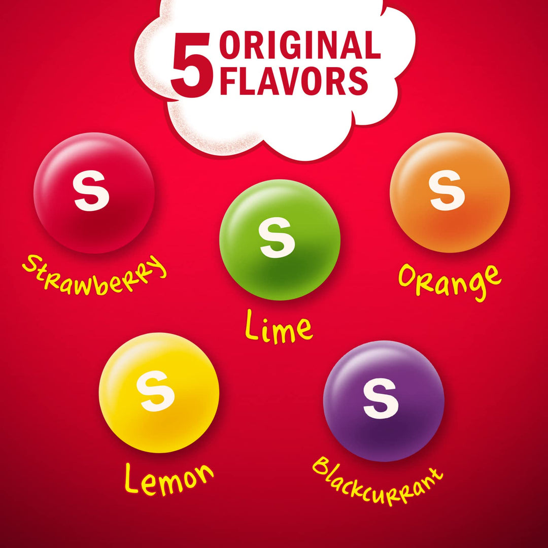 Skittles Vegan Sweets, 36 x 45g Packs, Fruit Flavoured Chewy Sweets with Crisp Shell, Bulk Box