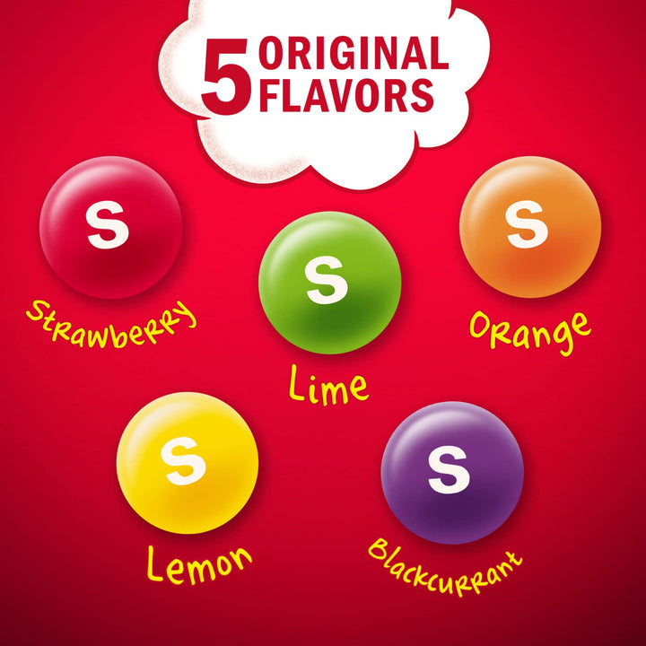 Skittles Vegan Sweets, 36 x 45g Packs, Fruit Flavoured Chewy Sweets with Crisp Shell, Bulk Box