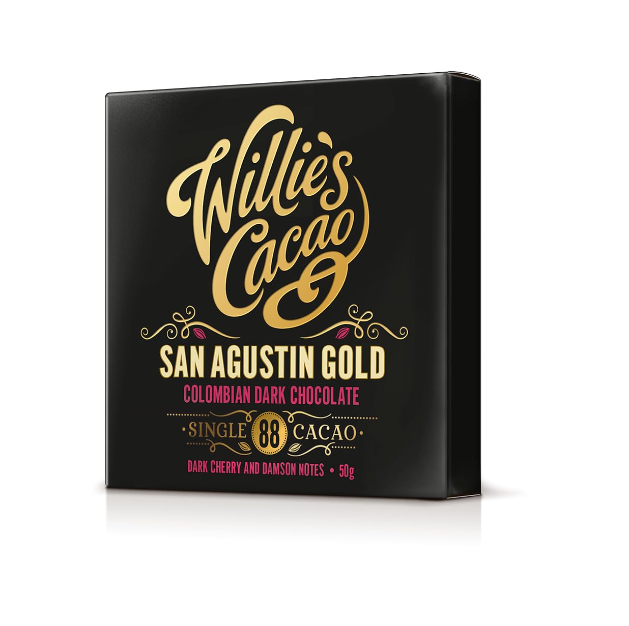 Willie's Cacao - 88% San Agustin Dark Chocolate Bar - 50g - Single Estate Colombian Cocoa - Vegan - Artisan Made 1
