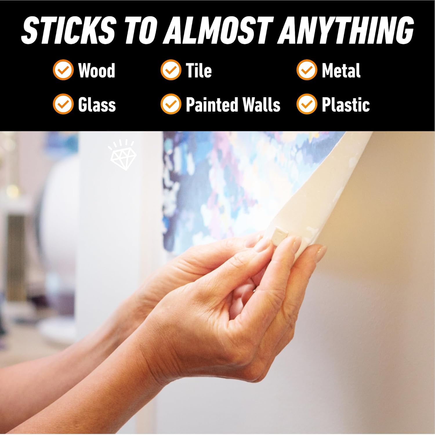 GORILLA Tack Adhesive Putty - Strong & Fast Drying | 56g White Putty | Model 3144001 2