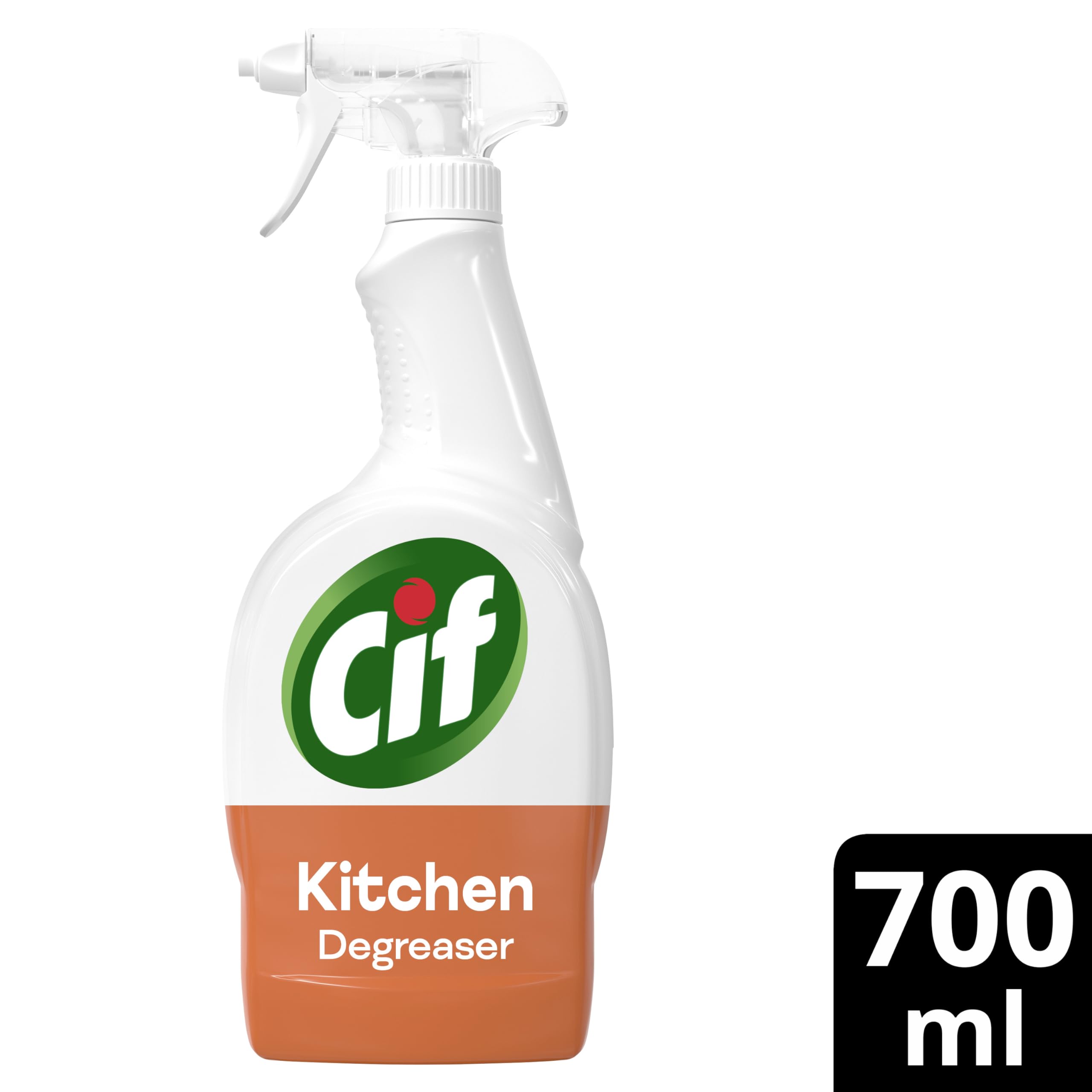 Cif Cleanboost Kitchen Spray - 100% Tough Grease Removal | 700 ml | Orange Scent