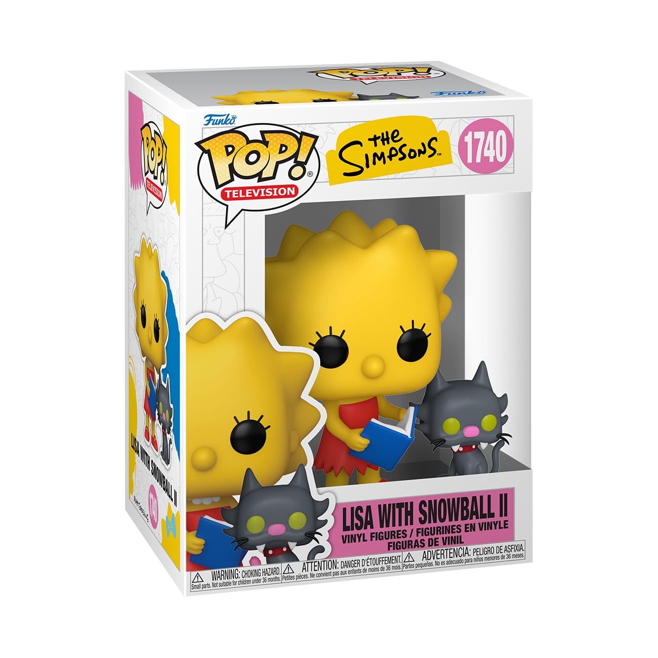Funko Pop! & Buddy - The Simpsons - Lisa Simpson & Snow Ball Collectable Vinyl Figure | 3.75 Inches 1
