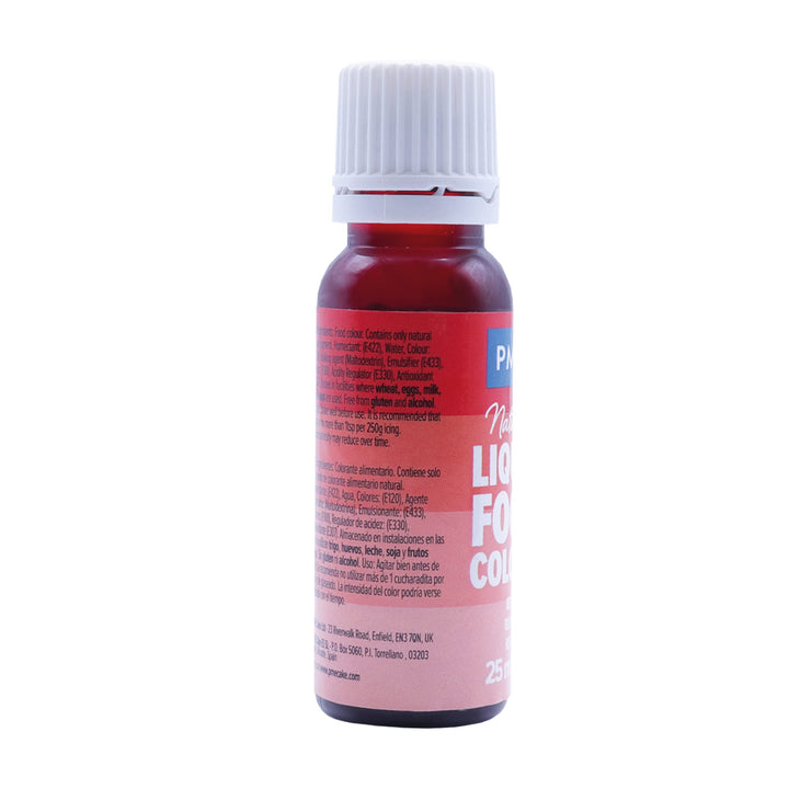 PME Natural Liquid Food Colouring - Red 25ml