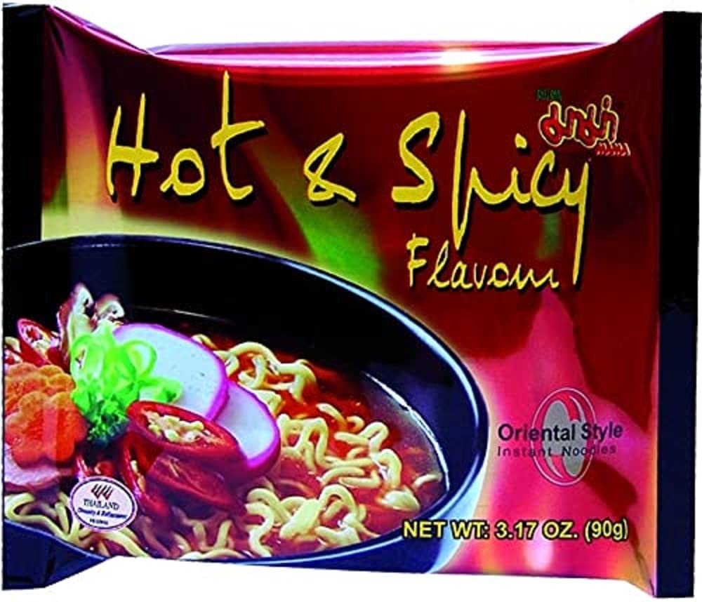 MAMA Hot and Spicy Korean Flavour Udon Noodles - Quick Prep, 90g