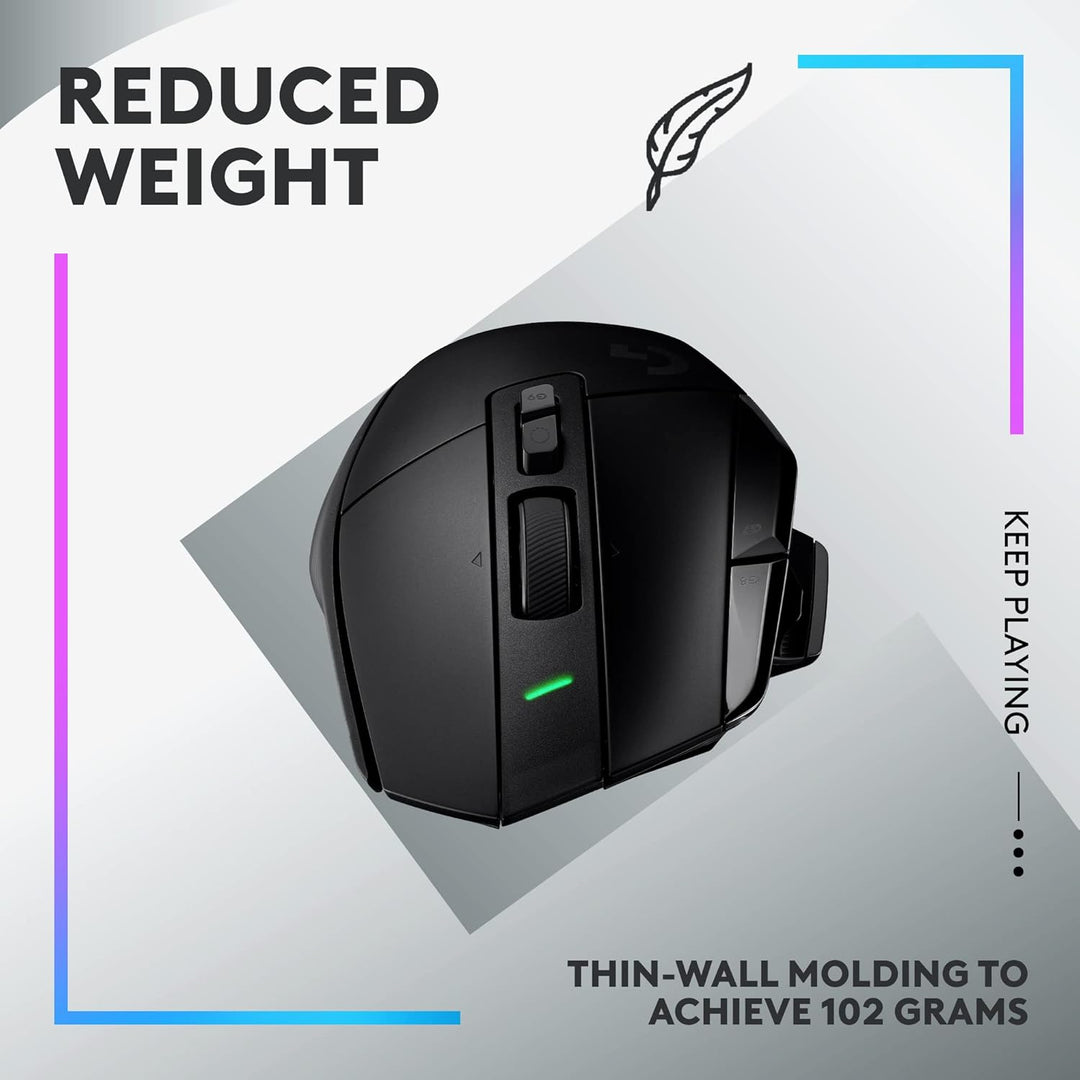 Logitech G G502 X LIGHTSPEED Wireless Gaming Mouse - Black