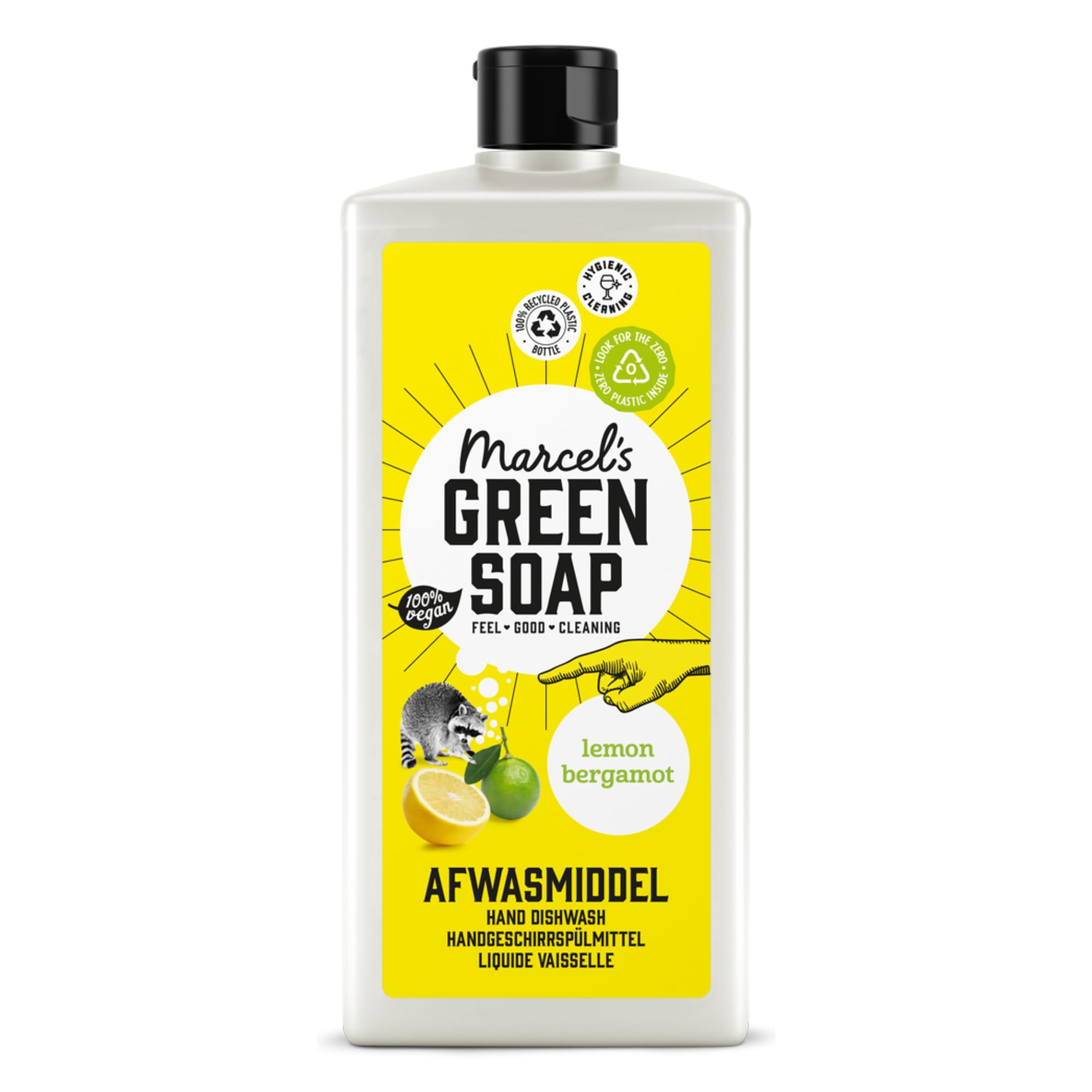 Marcel's Green Soap Washing-Up Liquid - Lemon & Bergamot Scent | 500 ml | Plant-Based