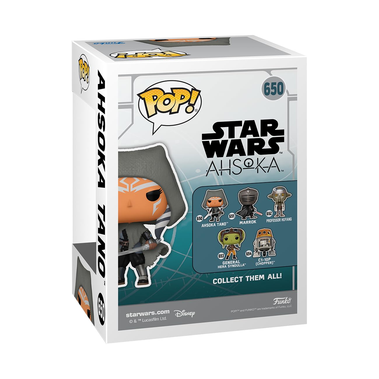 Funko Pop! Star Wars: Ahsoka - Ahsoka Tano with Dual Lightsabers Vinyl Figure 3