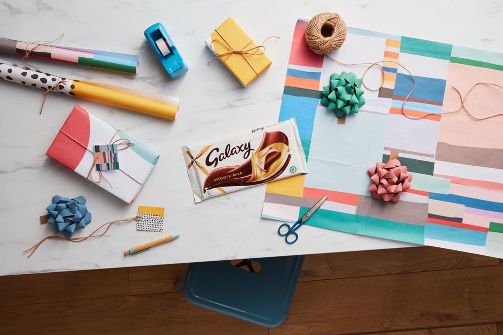 Galaxy Smooth Milk Chocolate Bar - 360g for Movie Night Indulgence [Chocolate Snack] 4