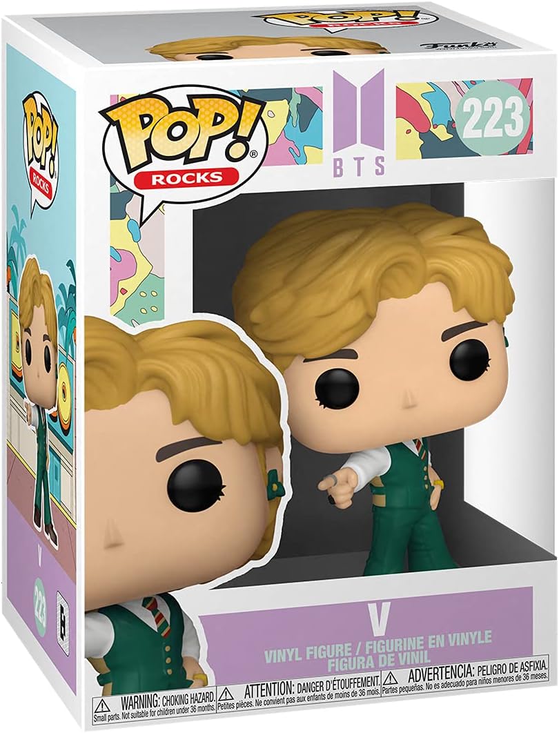 Funko POP! Rocks BTS - Dynamite V Vinyl Figur (48113) 3
