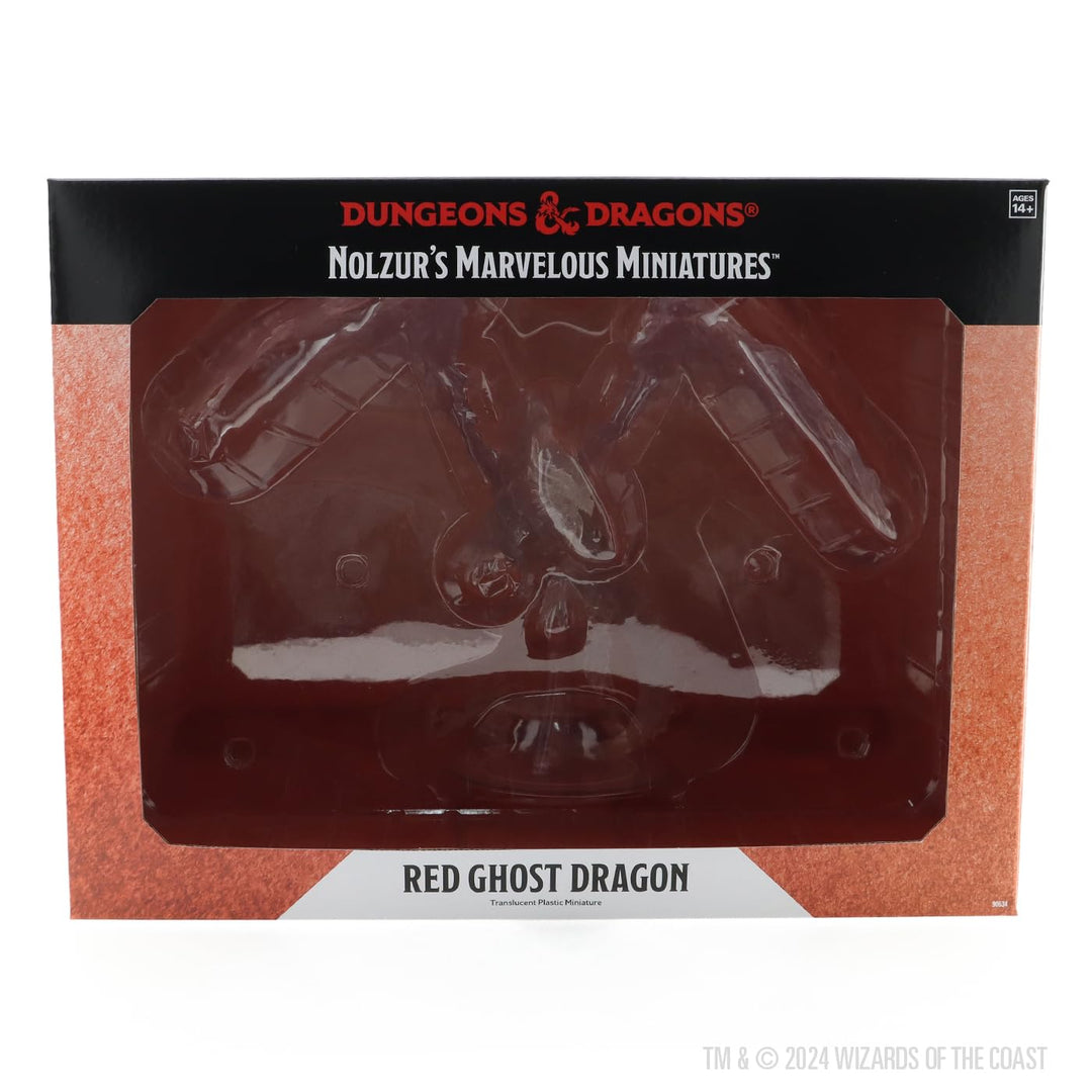 WizKids D&D Nolzur's Marvelous Miniatures Red Ghost Dragon Unpainted Miniature