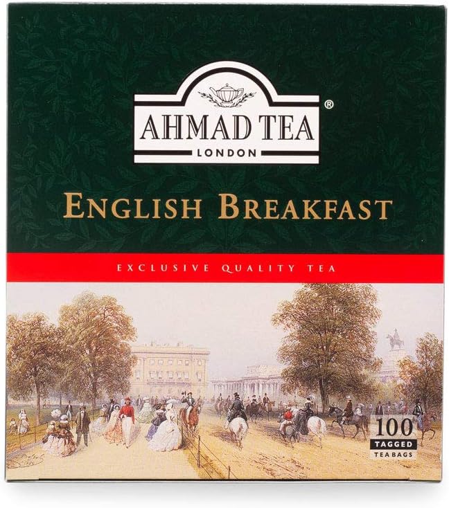Ahmad Tea English Breakfast Tea - 100 Teabags (Pack of 12)
