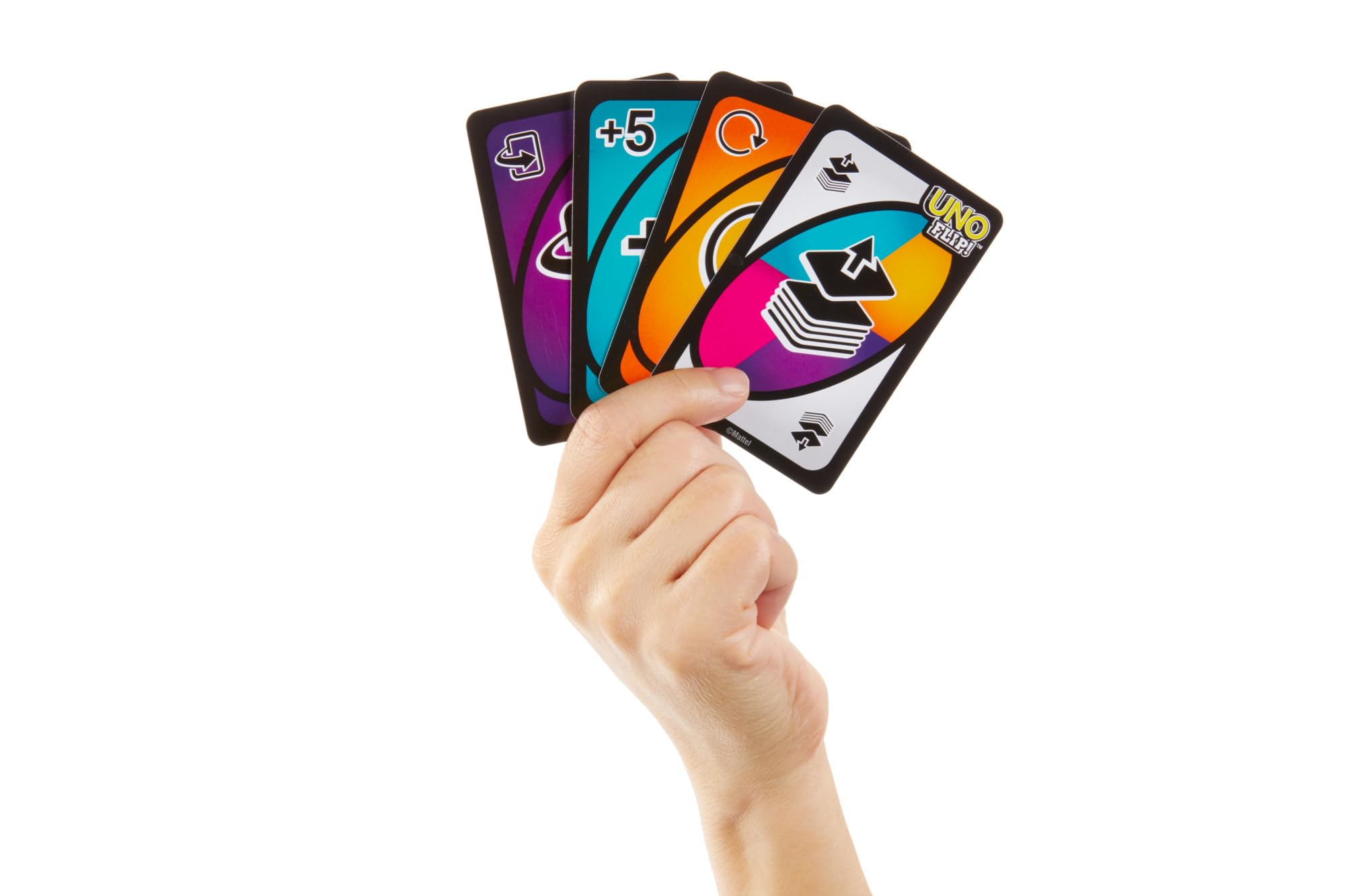UNO FLIP! Card Game - Double-Sided Deck, New Action Cards, Colorblind Accessible | 112 Cards | Ages 7+ 5