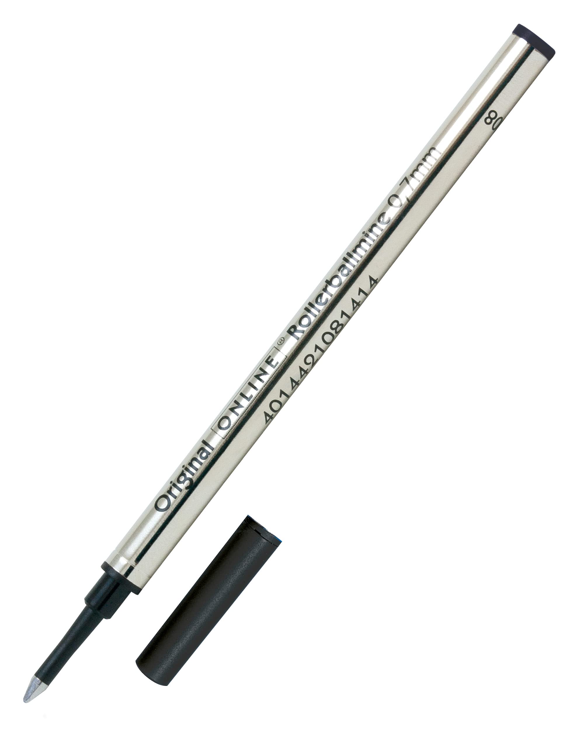 Online Rollerball Pen Refill - Black Ink, 0.7mm Line Width, ISO 14145-2 Certified 1