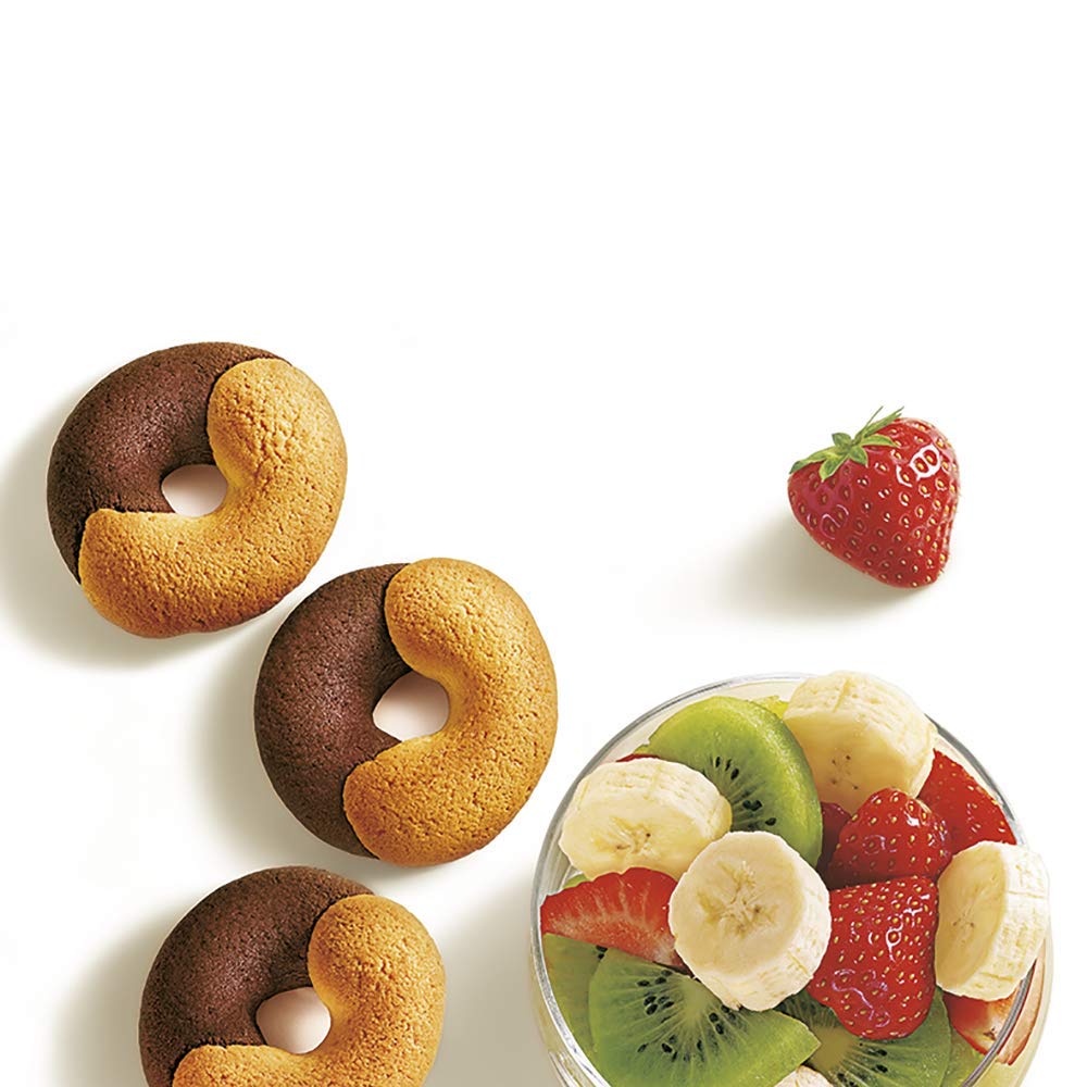 Mulino Bianco Abbracci Cream and Cocoa Filled Biscuits, 350 g