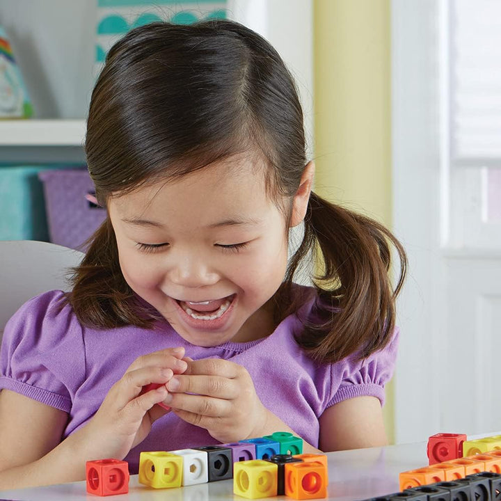 Learning Resources MathLink Cubes - Educational Building Set for Kids Ages 5+
