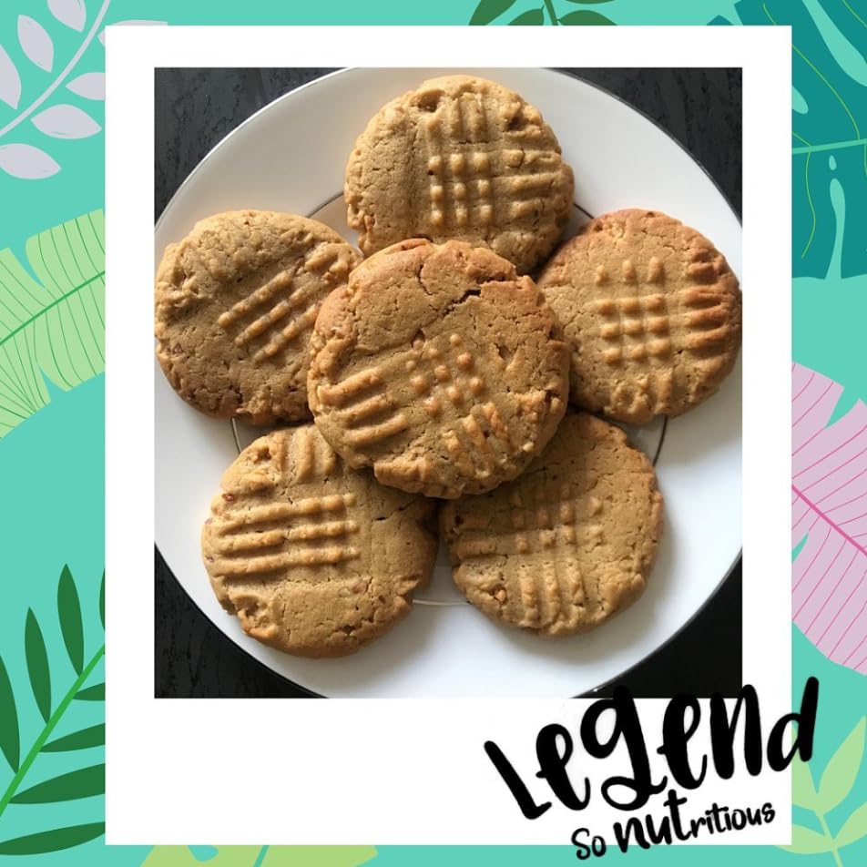 Legend Crunchy Almond Butter (1kg), 100%, Natural, Vegan, No Added Sugar, High in Protein & Fibre 3