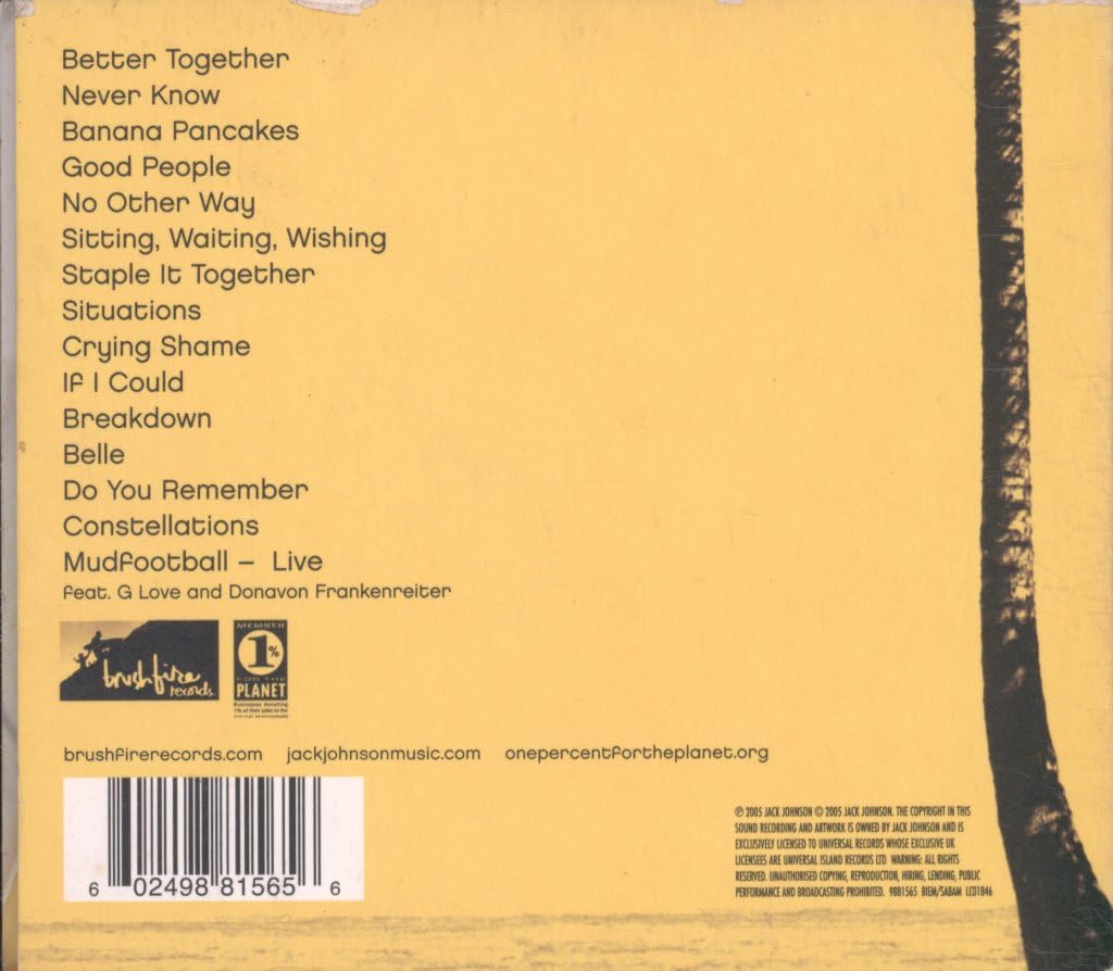 Jack Johnson - In Between Dreams [Audio CD] 2