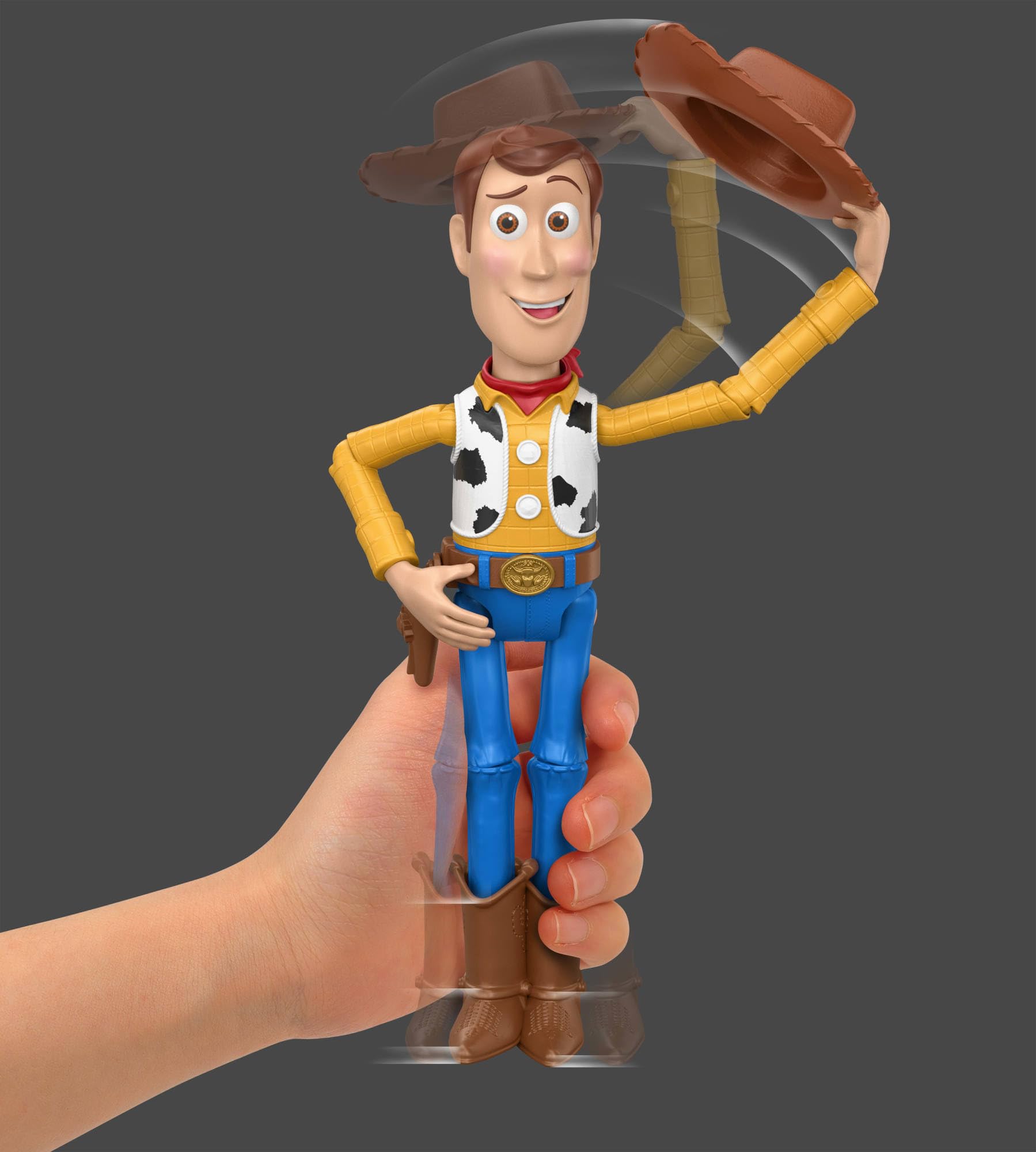Mattel Disney and Pixar Toy Story 5 Woody Action Figure - 12.25 Inch Scale | Hat-Tipping Action 2