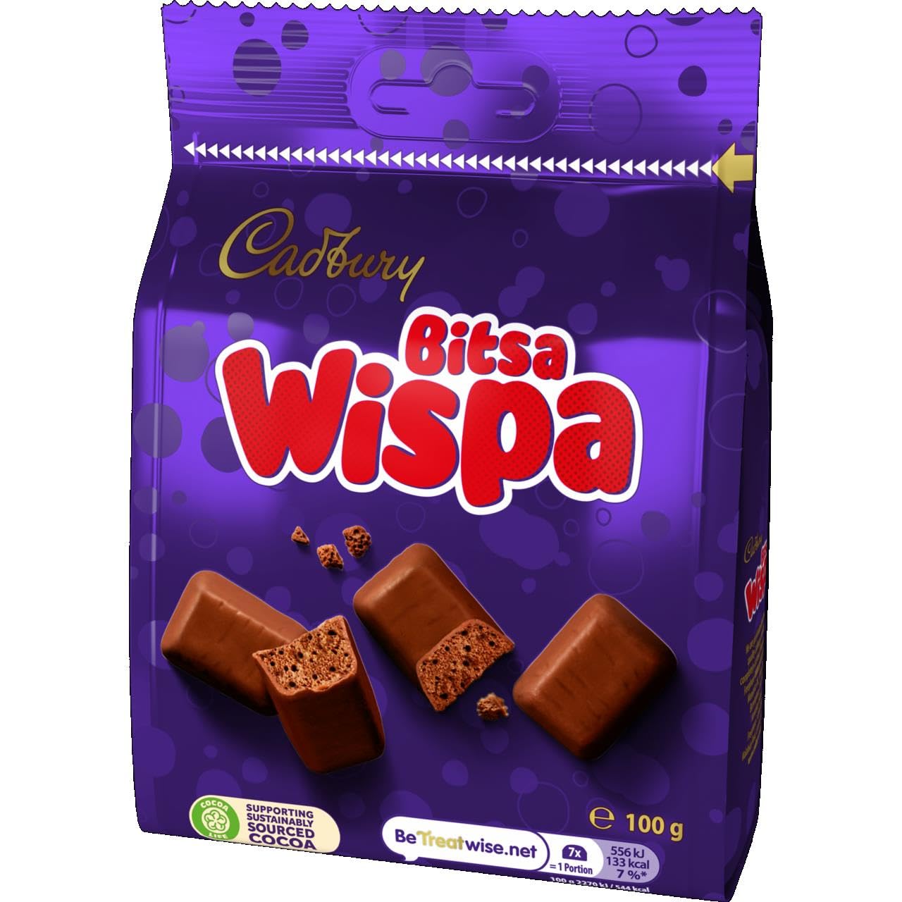 Cadbury - Wispa Bitsa Bite Size Chocolate Treats (100 g) 3