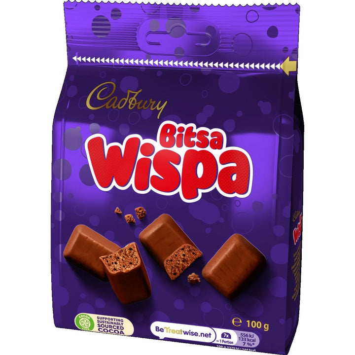 Cadbury - Wispa Bitsa Bite Size Chocolate Treats (100 g)