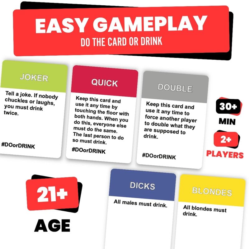 Do or Drink Party Card Game for University, College, Camping, and Hen's Night 5