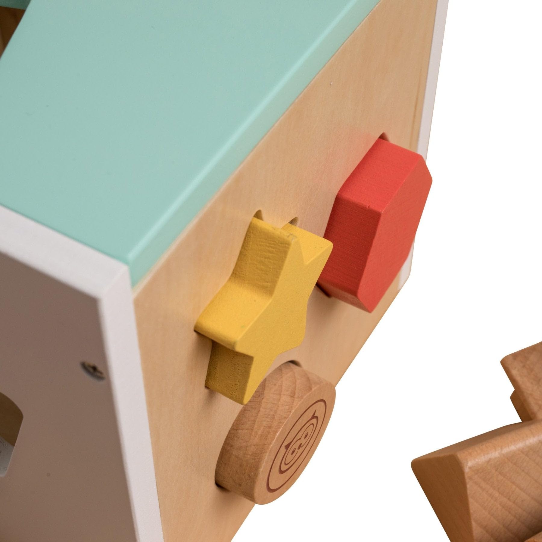 Owl & Fox Wooden Shape Sorter - Educational Montessori Toy for Toddlers 12 Months+ 3
