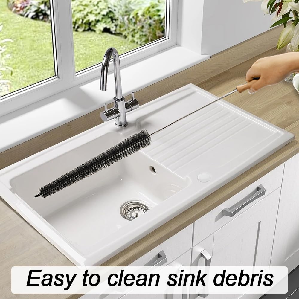 Armo - Pack of 2 Long Radiator Brushes Heavy Duty Flexible Cleaning Tool 6